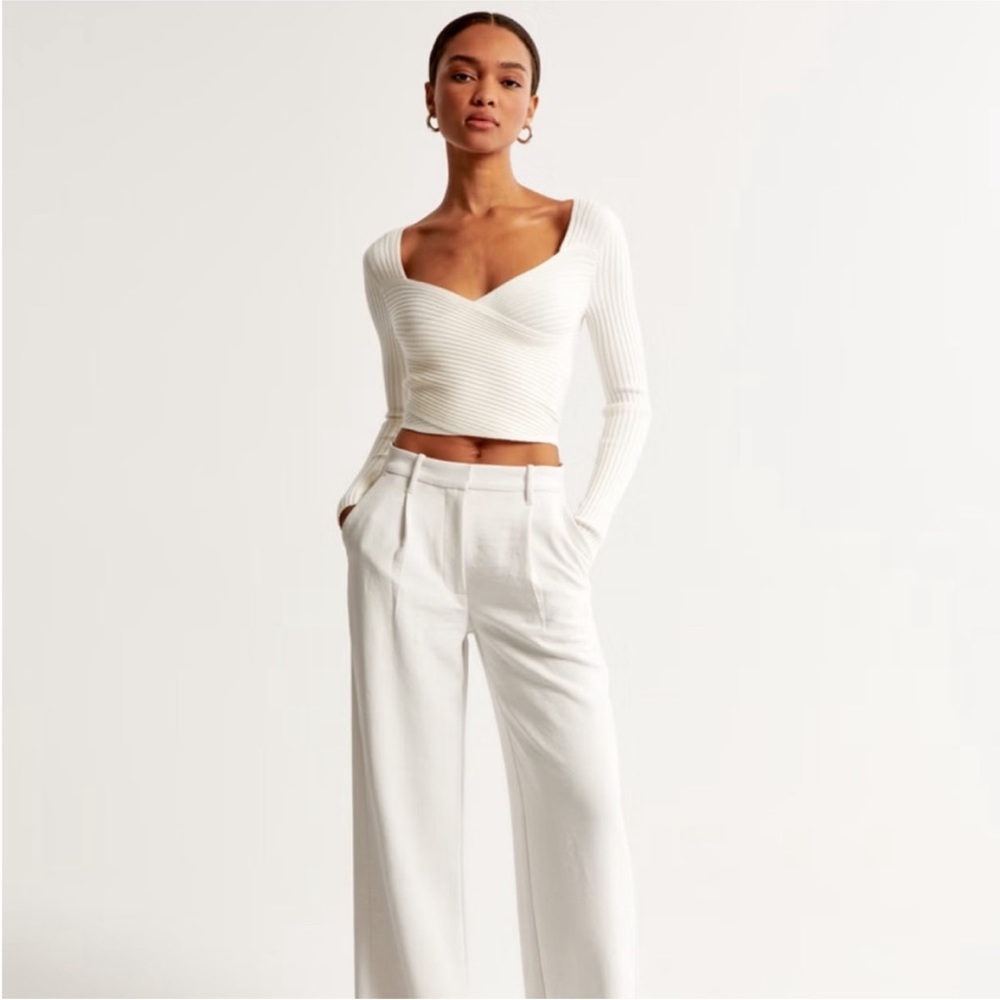 Abercrombie & Fitch LuxeLoft Slim Wrap Sweater